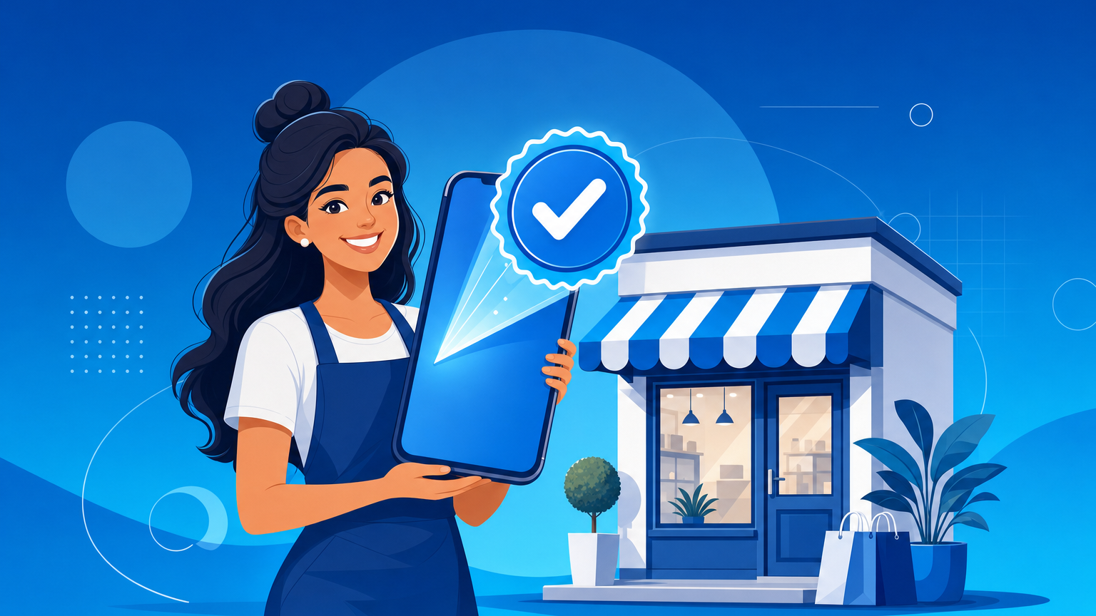 Empreendedora abrindo MEI pelo celular para formalizar o próprio comércio